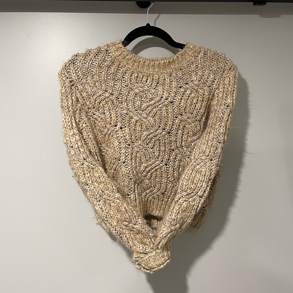 Cropped Knit Sweater